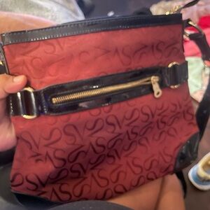 Stylish Red and Black Women's Bag
